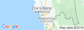 Cox's Bazar map